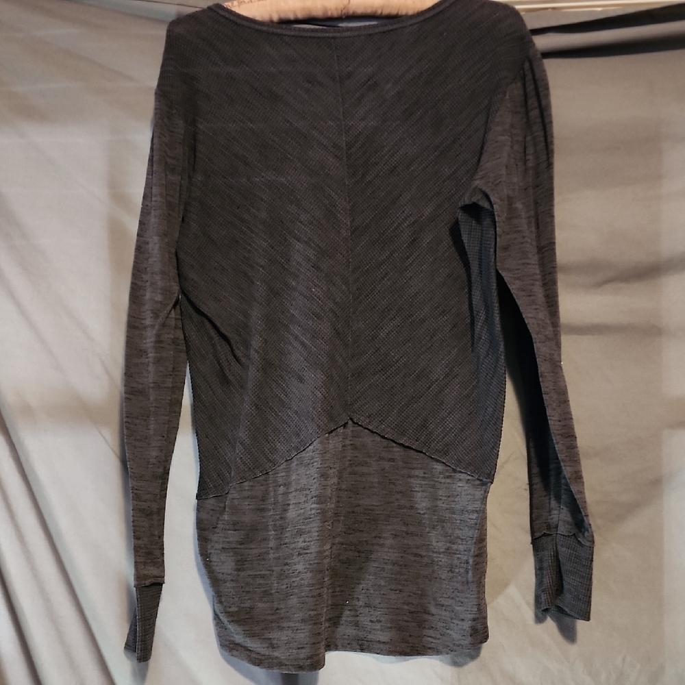 Kuhl Charcoal Long Sleeve Henley Top - Picture 4 of 7